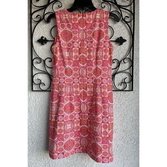 J McLaughlin Boho Cruise Sophia Dress - XS - Pink/ Yellow/ White - Picture 4 of 8